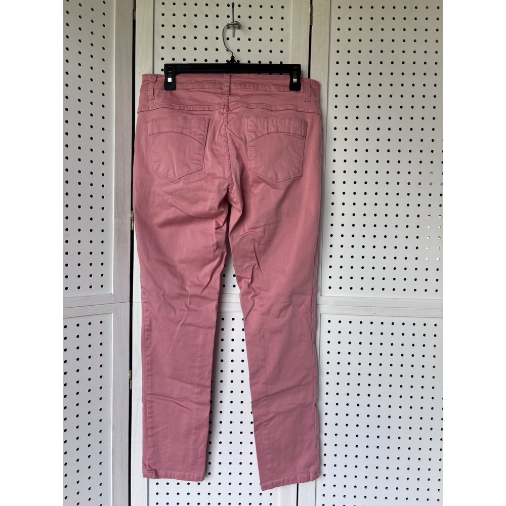 Beija Flor Audrey Ankle Jeans Women's 8 Coral Peach Pink Pants Cotton Stretch - Picture 6 of 6